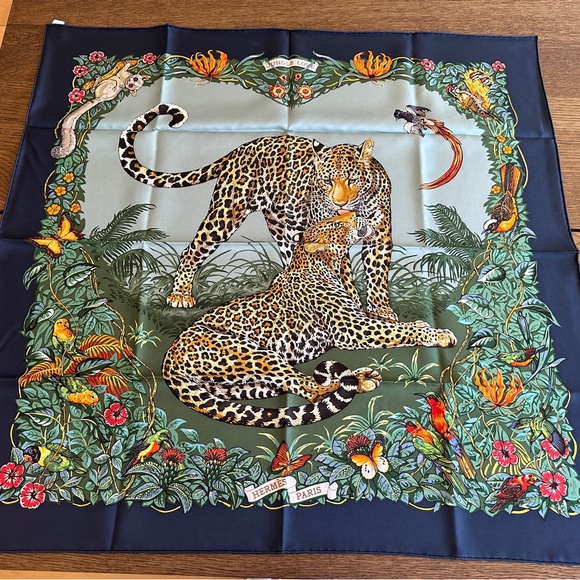 Hermes Accessories - Hermes Jungle Love forever scarf 90